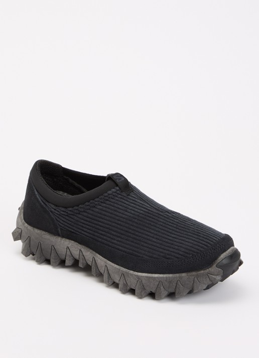 Salomon SnowClog instapper van corduroy met details van suède