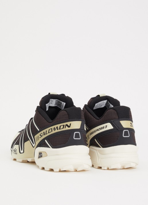 Salomon Speedcross 3 sneaker met details van mesh - achterkant 5 zwart