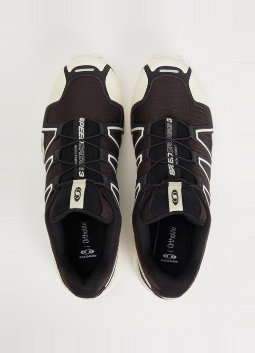 Salomon Speedcross 3 sneaker met details van mesh - detail 3 zwart
