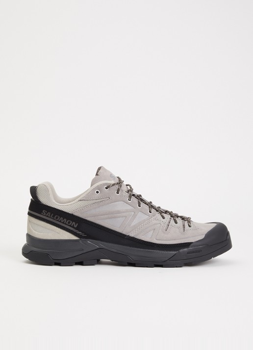 Salomon X-ALP sneaker met details van suède - voorkant 5 grijs