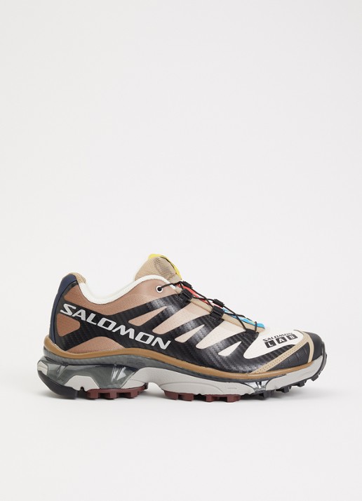 Salomon XT-4 OG sneaker met details van mesh - voorkant 5 bruin