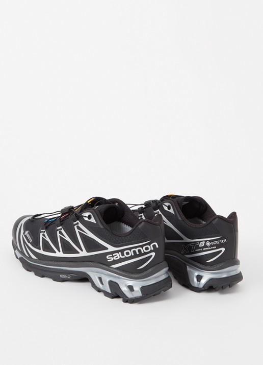 Salomon XT-6 Gore-Tex sneaker met mesh details - achterkant zwart