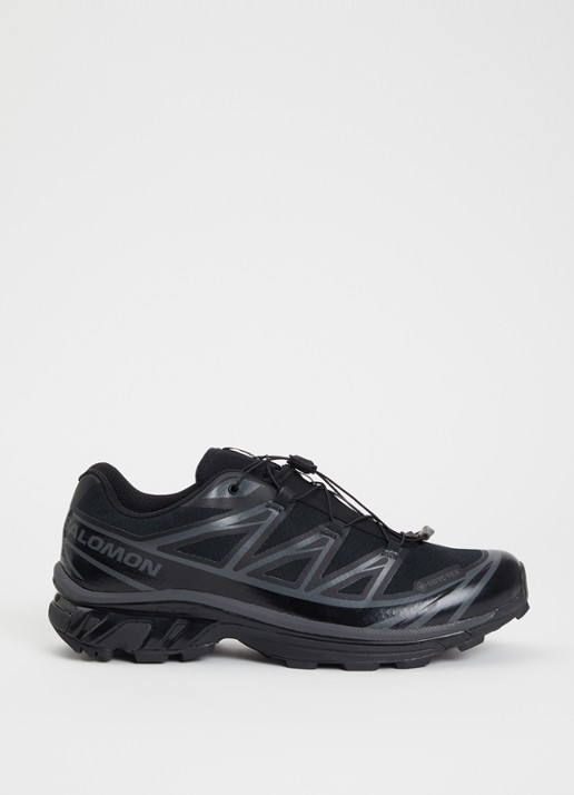Salomon XT-6 Gore-Tex sneaker met mesh details - voorkant 4 zwart