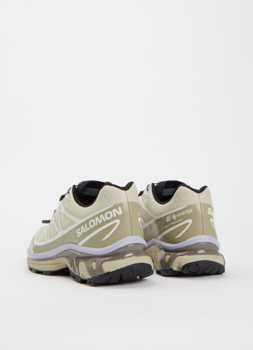 Salomon XT-6 Gore-Tex sneaker met mesh details - achterkant 5 khaki