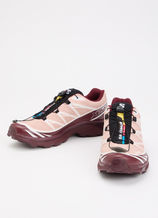 Salomon XT-6 GTX sneaker met mesh details - detail 8 bordeauxrood