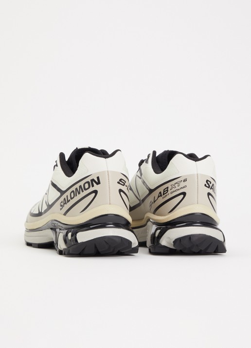 Salomon XT-6 sneaker met details van mesh - achterkant 4 vanillegeel