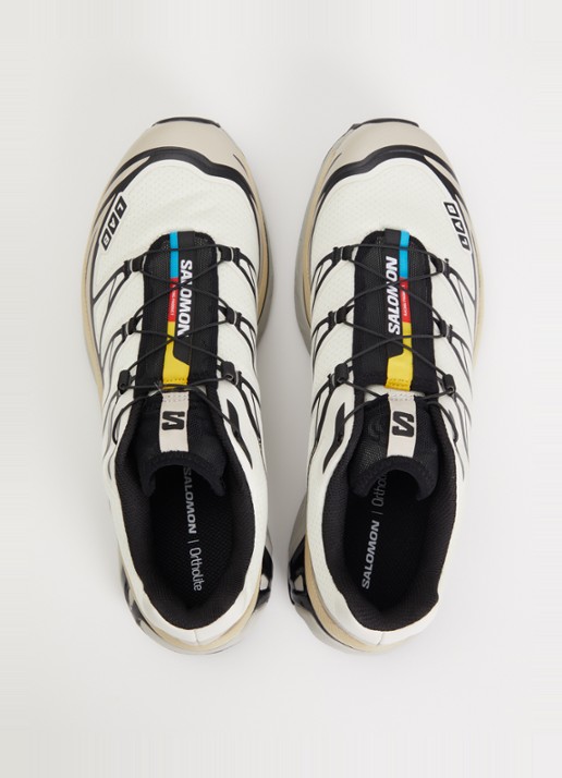 Salomon XT-6 sneaker met details van mesh - detail 2 vanillegeel