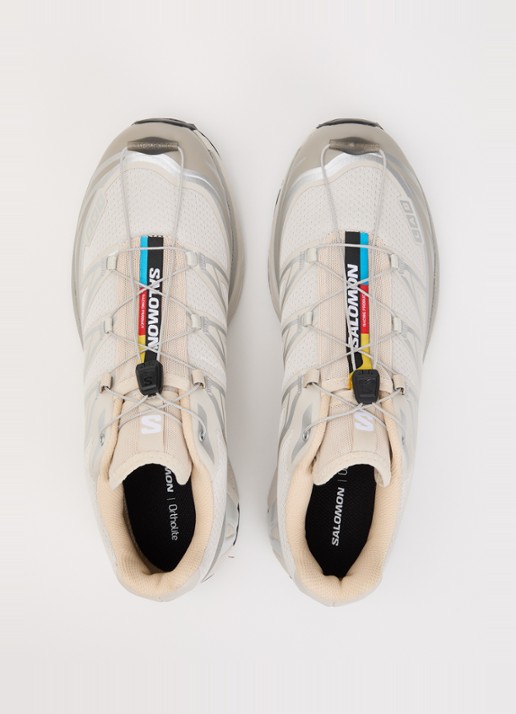 Salomon XT-6 sneaker met mesh details en metallic finish - detail 4 beige