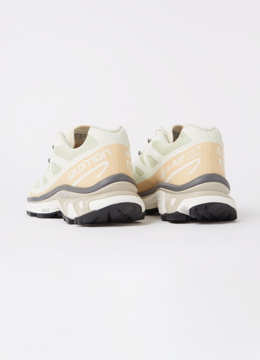 Salomon XT-6 sneaker met mesh details  - detail 3 lindegroen