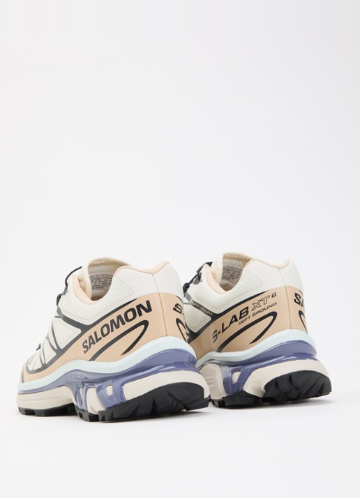 Salomon XT-6 sneaker met mesh details - achterkant 2 gebroken wit