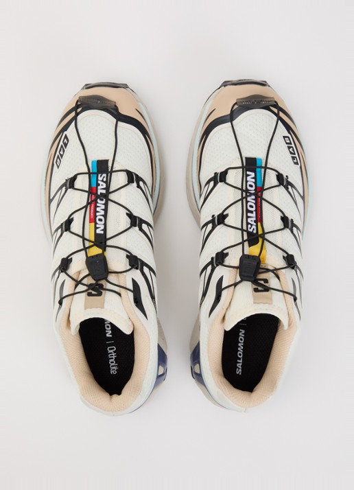 Salomon XT-6 sneaker met mesh details - detail 4 gebroken wit