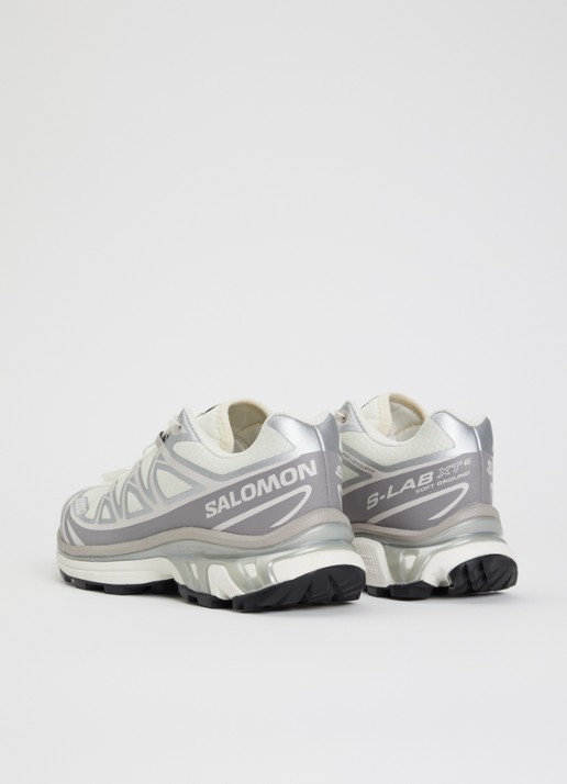 Salomon XT-6 sneaker met mesh details - achterkant 5 vanillegeel