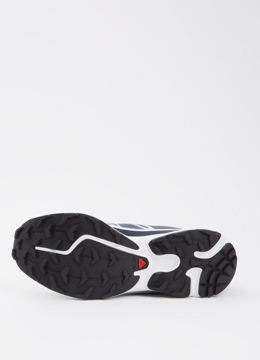 Salomon XT-6 sneaker met mesh details - detail 3 staalblauw