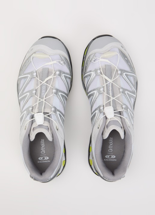 Salomon XT-Quest sneaker van mesh met logo - detail 4 lichtgrijs
