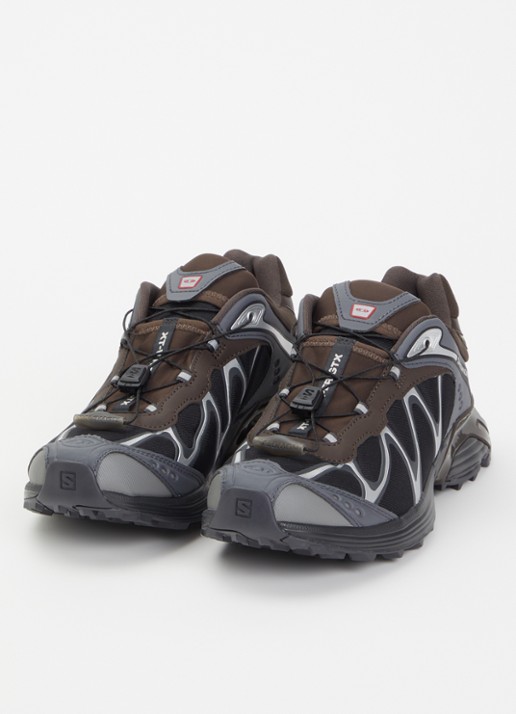 Salomon XT-Whisper Gore-Tex sneaker met mesh details - detail 3 donkerbruin