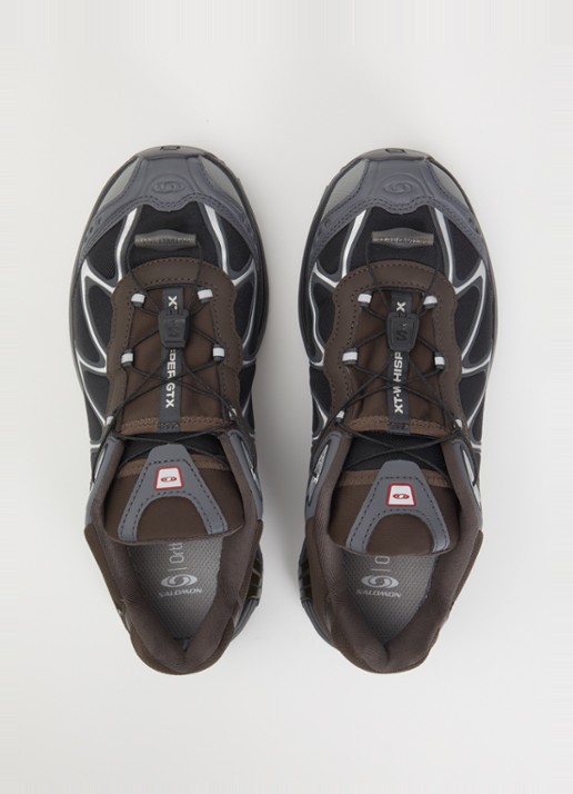 Salomon XT-Whisper Gore-Tex sneaker met mesh details - detail 4 donkerbruin