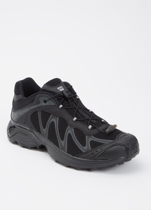 Salomon XT-Whisper sneaker met mesh details - voorkant 2 zwart