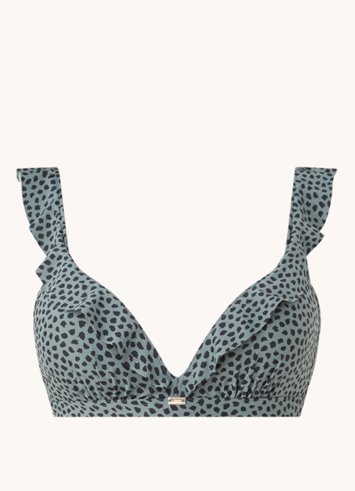 Sam Friday Cape voorgevormde bikinitop met beugel - voorkant 3 olijfgroen