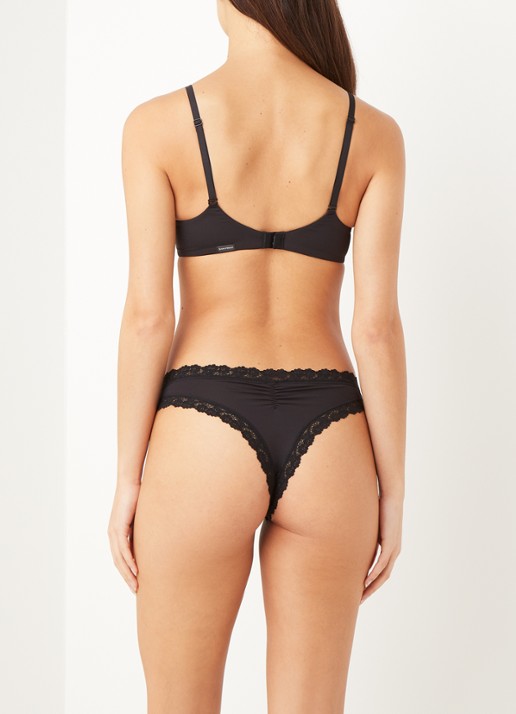 Sam Friday Chloe tanga met kant - achterkant 4 zwart