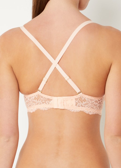 Sam Friday Demi push up bh met uitneembare vulling - detail 4 zalmroze