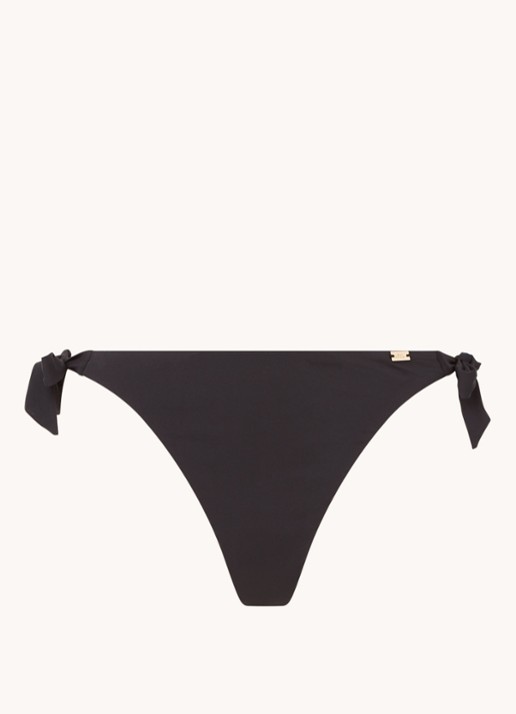 Sam Friday Ipanema brazilian bikinislip met gestrikt detail - voorkant 3 zwart