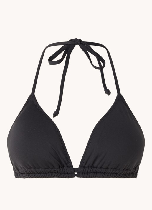 Sam Friday Jessie voorgevormde traingel bikinitop met uitneembare vulling - voorkant 3 zwart