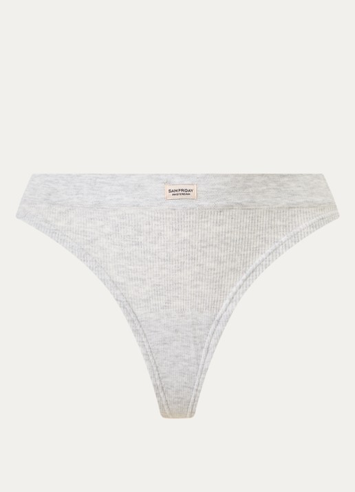 Sam Friday Lucy string met ribstructuur