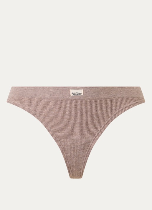 Sam Friday Lucy string met ribstructuur