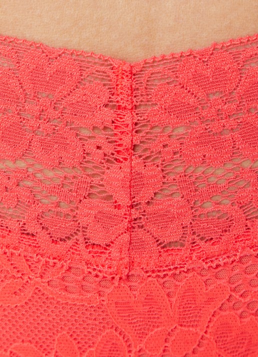 Sam Friday Pam string van kant - detail 3 rood