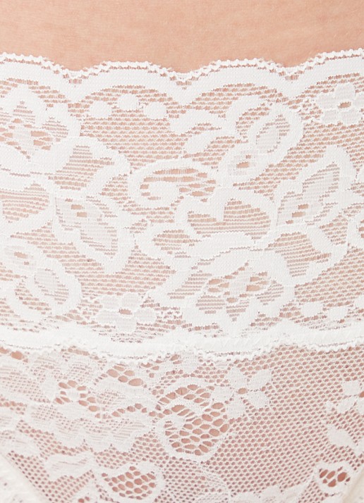 Sam Friday Pam string van kant - detail 5 gebroken wit