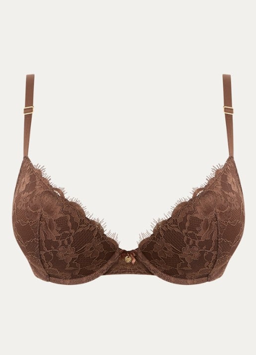 Sam Friday Polly push-up bh met overlay van kant