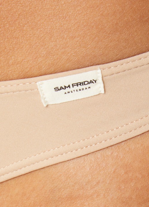 Sam Friday Skye string met logo - detail 3 beige