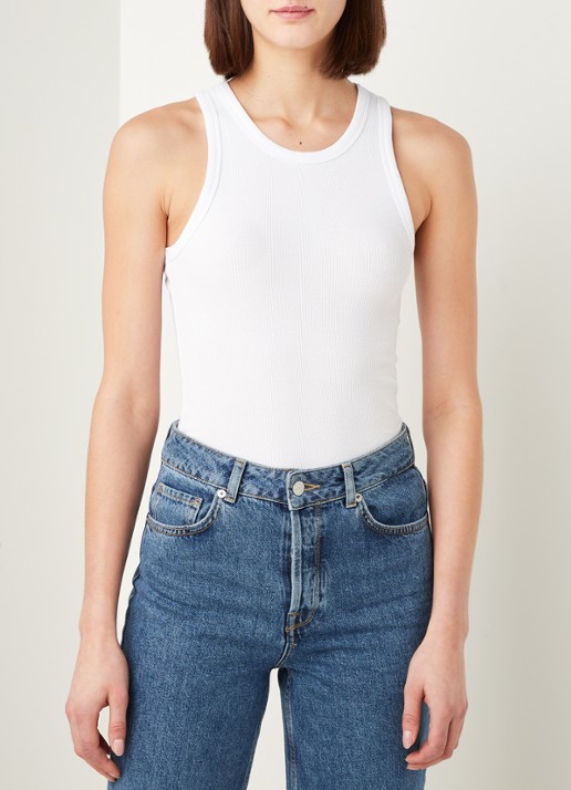 SAMSØE SAMSØE Alexo tanktop met ronde hals