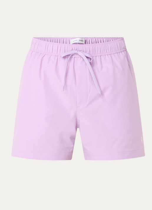 SAMSØE SAMSØE Moses zwemshorts met logo - voorkant 2 lila