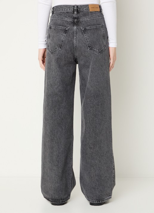 SAMSØE SAMSØE Rebecca loose fit jeans met gekleurde wassing - achterkant 3 antraciet