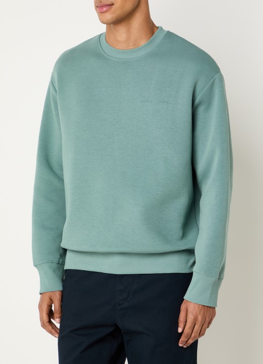 SAMSØE SAMSØE Saethan sweater met 3D logoprint