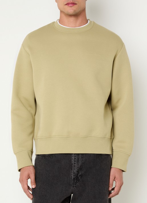 SAMSØE SAMSØE Saethan sweater met logoborduring