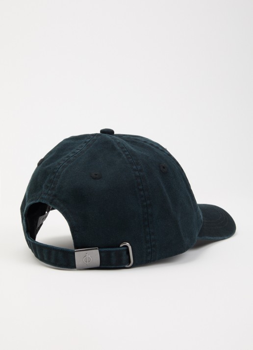 SAMSØE SAMSØE Sagergei pet met logoborduring - detail donkerblauw