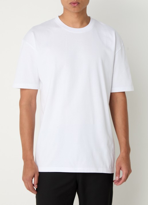 SAMSØE SAMSØE Sahudson T-shirt van  katoen