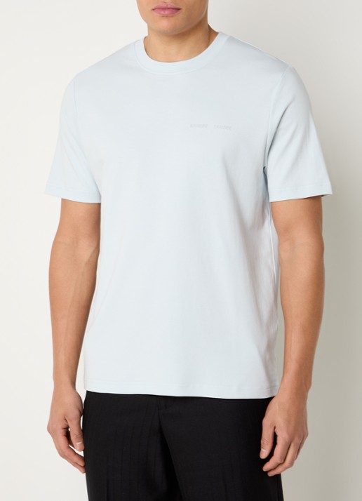 SAMSØE SAMSØE Sajesper T-shirt met logo