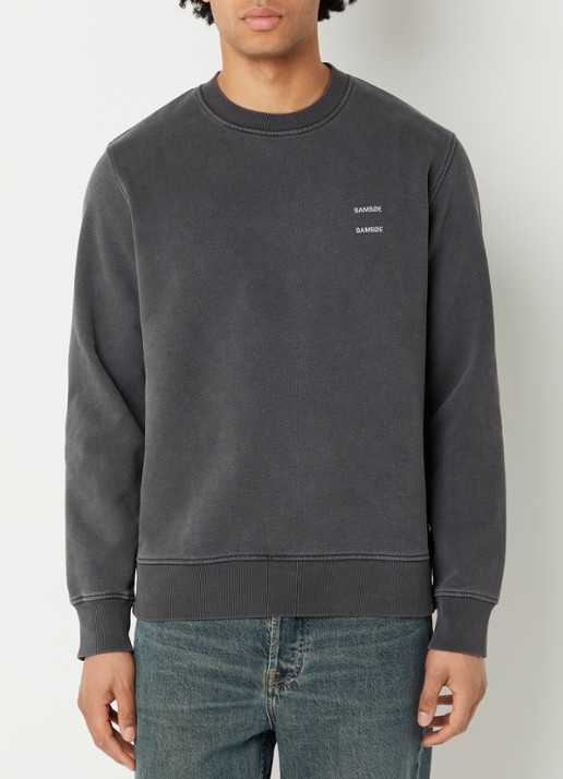 SAMSØE SAMSØE Sajoel sweater met logo