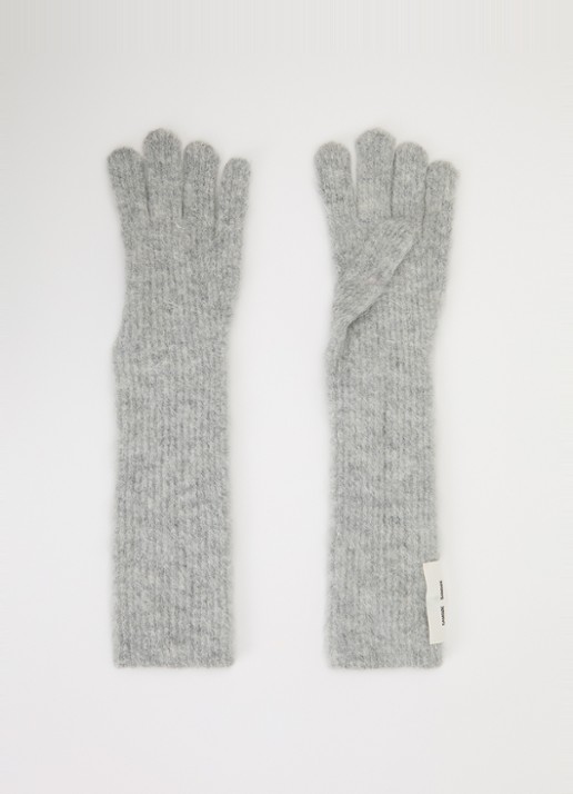 SAMSØE SAMSØE Sarue Long handschoenen in alpaca wolblend