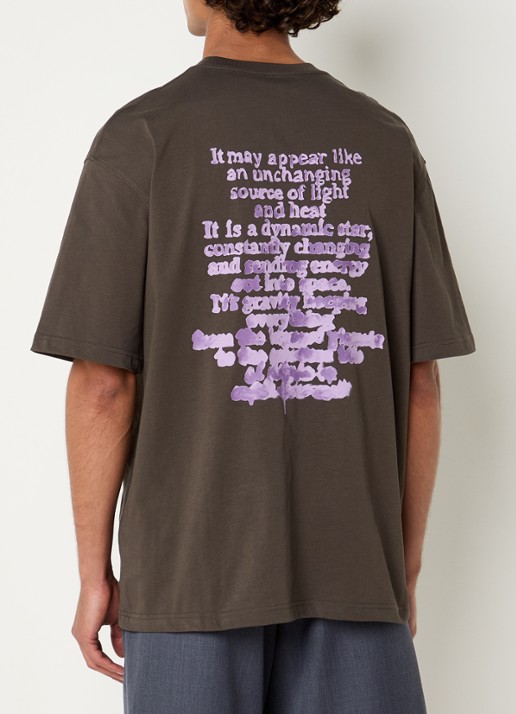 SAMSØE SAMSØE Sasteven T-shirt met front- en backprint
