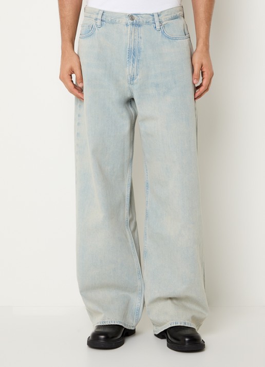 SAMSØE SAMSØE Satimothy wide leg jeans met lichte wassing
