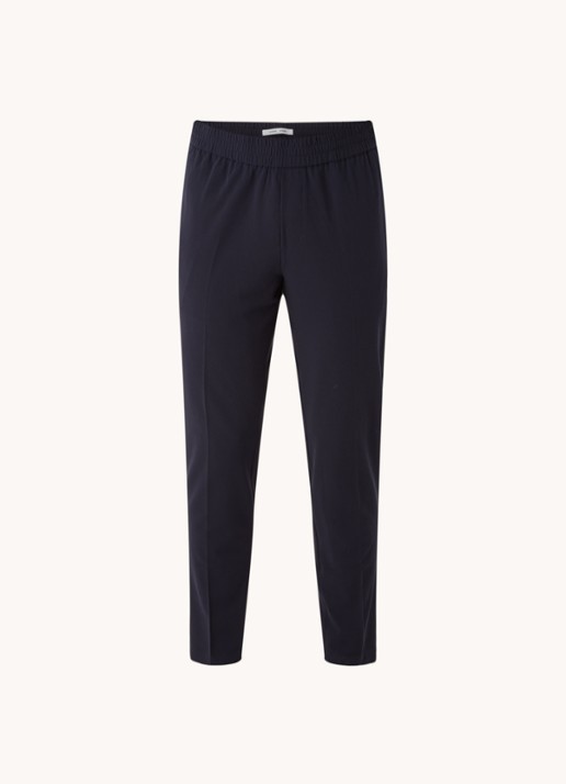 SAMSØE SAMSØE Smithy tapered fit cropped pantalon met persplooi