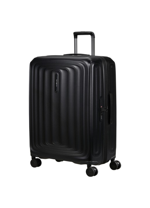 Samsonite 2Wander vergrootbare spinner 75 cm - voorkant 2 zwart