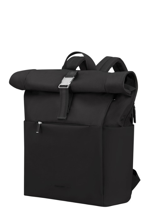 Samsonite 4Pack rolltop rugzak met 15,6 inch laptopvak - voorkant 3 zwart
