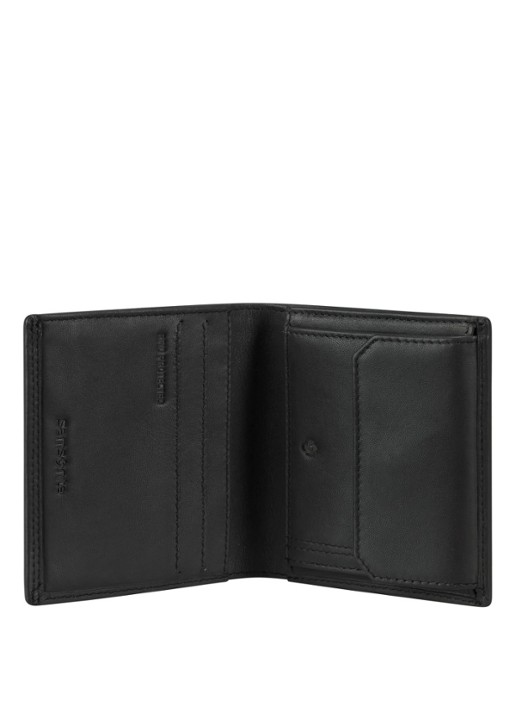 Samsonite Attack 2 SLG portemonnee van leer - voorkant 3 zwart