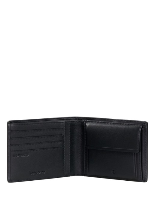 Samsonite Attack 3.0 SLG portemonnee van leer - detail 4 zwart