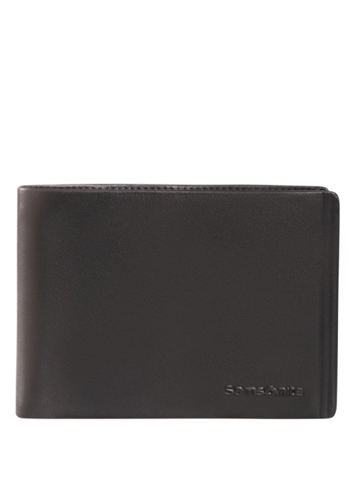 Samsonite Attack 3.0 SLG portemonnee van leer - voorkant bruin